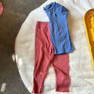 Polo Ralph Lauren shirt and pants set 24m